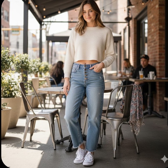 A&F | The Mom High Rise - Picture 1 of 9